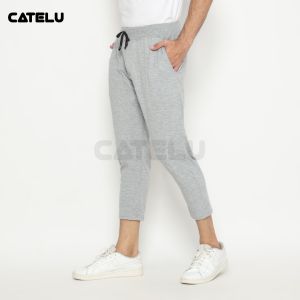 CATELU Celana Training 7/8 Abu Muda - Trackpants Deva