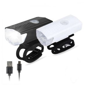 LAMPU SEPEDA LED DEPAN USB RECHARGERABLE