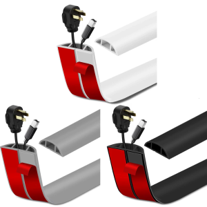 Floor Cable Protectors Adhesive Cord Hider Floor Cable Management Power Cord Protector Antislip Floor Cord Cover