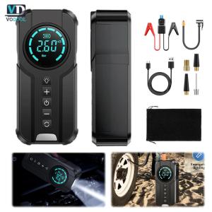 [Uetech] 150PSI Portable Air Compressor Multifunctional Car Tires Air Pump USB Rechargeable 4 in 1 Wireless Air Pump for Emergency
