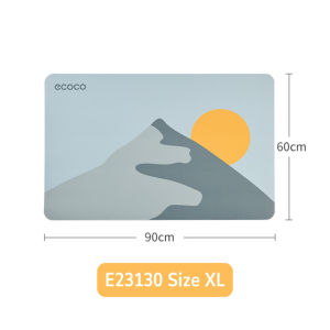 Thảm lau chân ECOCO siêu thấm hút Thảm trải sàn silicon chống trượt 3 lớp cho nhà bếp nhà tắm phòng khách đa năng