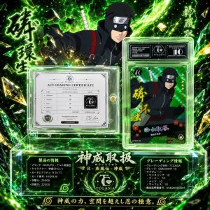 Thẻ GRADING Promo Sasuke Uchiha trong Naruto hãng Kayou Gem Mint 10 slab TG LIMITED 2038 nf13 1 psa