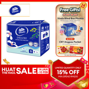 Vinda Deluxe Travel Pack Tissue (50s x 4) - Soft Gentle Tissue Paper