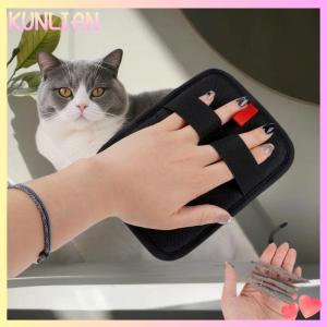 [KUNLIAN] Static Pet Hair Removal Gloves Reusable Electrostatic Cat Dog Hair Remover Grooming Gloves Brush Tool For Couch Carpet Car Seat