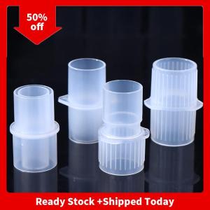 🔥🔥🔥pheebss 15mm To 22mm Anesthesia Breathing Circuit Corrugated System Straight Connector Veterinary Tool PP Material