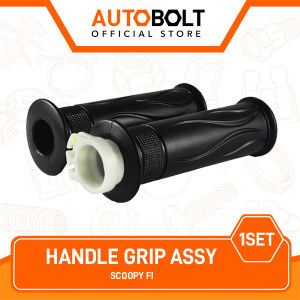 Handgrip Beat FI & Beat Street & Beat Pop & Supra X 125 & Vario FI & Blade FI & Spacy FI & Scoopy FI Helm In Lama Karet Pipa Slongsong Handle Hand grip Fat Vat Pad Handvat Handpad Assy Set