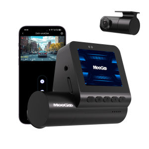 MeeGoo 4K WIFI Dash Cam For Car Videos Front And Rear Dashcam Recorder 150°With Lighting 2INCH DVR