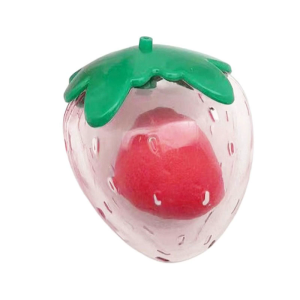 Realistic Strawberry Pet Toy Interactively Squeaky Noise Teeth Chewing Toy for Energetic Dogs Various Size