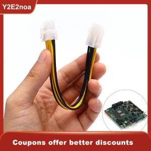【Y2E2noa】 4-Pin to 8-Pin ATX Motherboard CPU Power Supply Adapter Converter Cable