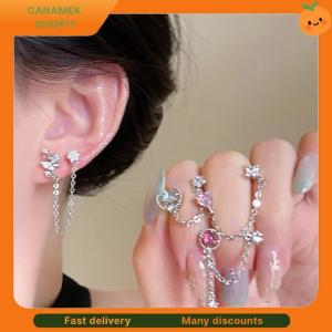 ❣️❣️❣️ 1PC 1Set Cute Puppy Paw Zircon Butterfly Ear Bone Nail Studs New Fashion Luxury-Style Ear Jewelry For Women Y2K Earrings Gift