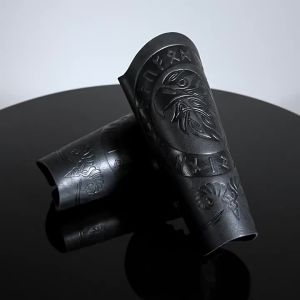 Băng cổ tay dập nổi phong cách trung cổ COSPLAY Phụ kiện găng tay hiệp sĩ Halloween cho đạo cụ sân khấu