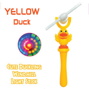 Cute Duckling Flashing Windmill Light Stick With Light And Music 616-35 *Ready Stock*