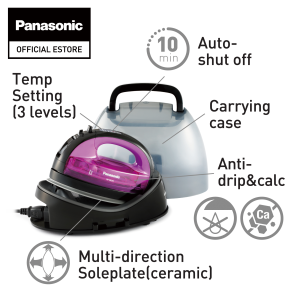 Panasonic NI-WL41 Cordless Steam Iron (1550W) NI-WL41VSK