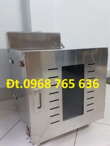 Máy sấy viên hoàn mềm Tủ sấy lông mi thực phẩm hoa quả 10 khay vuông - INOX CAO CẤP