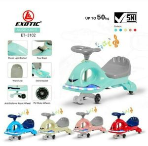 Magic Swing Car Exotic ET 3101 ET 3102 dan ET3104 Mobil Ayun kayuh Goyang Mainan Anak