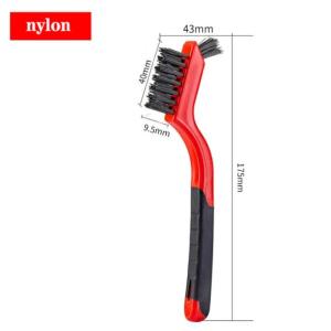 Stainless Steel Brush Brass Cleaning Brush Polishing Rust Remover Metal Wire Burring Cleaning Tool Family 7 inches