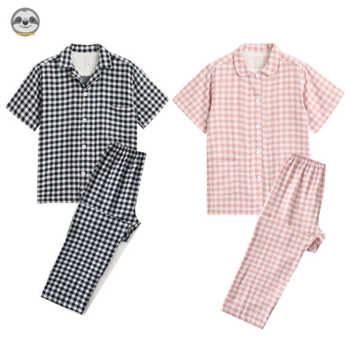 Japanese Muji Style Double-layer Yarn Loungewear Comfortable