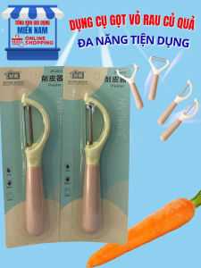 Dụng Cụ Gọt Vỏ Rau Củ Quả Đa Năng |Thép Không Gỉ 2 Màu Sắc Tươi Sáng | Bóc Vỏ Nhanh Chóng Tiện Lợi