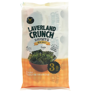 Laverland Crunch Seaweed Vegetarian Wasabi/Sea Salt/Teriyaki/Hot & Spicy 海苔 芥末味/海盐味/照烧味/香辣味