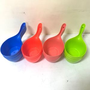 4 Pcs Set Jumbo Water Dipper /Jumbo Oval Tabo/ Bathroom Hygiene Tool/Plastic Water Scoop Kitchen Utensils Water Scooper