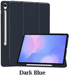 [SG] Case for Samsung Galaxy Tab S10 FE Plus 13.1 inch / Tab S10 Plus S10+ S9 FE+ S9+ 12.4 inch / Tab S10 S9 Lite FE 10.9 11 inch Tablet Cover - Magnetic Smart Premium Leather Soft Opaque Back with Inner S PEN Slot Casing