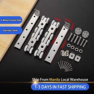 HOL With 1 or 2 Meter Tracks And Pulley Suit Sliding Door Roller Nylon Steel Gate Roller Set 30kg to 50kg
