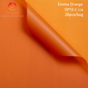 Cy World 5/20pcsBeauty Waterproof Wrapping Floral Paper Monochrome Semi-permeable Matte Bouquet Wrapping Paper Gift wrapping paper universal