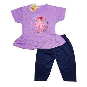 SETELAN ANAK PEREMPUAN MOTIF MELODY BABYDOLL 1-4 TAHUN BISA COD SABLON DTF