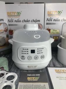 Nồi nấu chậm cách thủy Bennix BN-100A - nồi chưng yến CAO CẤP -  Dung tích 1L & 2L
