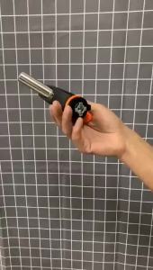 Welding Gas Torch Flame Burner Nozzle Flamethrower Butane Burner Outdoor Camping BBQ Brazing Torch Kitchen Cooking Burner