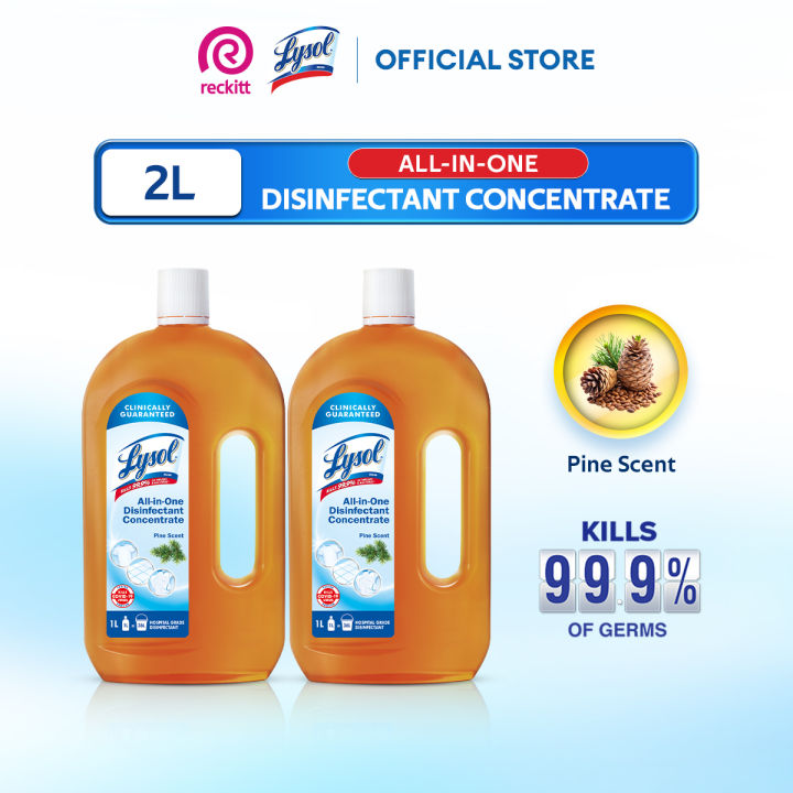 Lysol All in One Disinfectant Concentrate Hospital Grade 1L Set Of 2 lysol-all-in-one-disinfectant-concentrate-hospital-grade-1l-set-of-2
