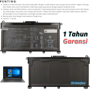 Baterai HP 15-db0005au 15-db0009au 15-db0010au 15-db0011au 15-db0186au 15-db1037au 15-db1038au new high quality