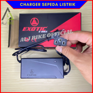 EXOTIC Charger Casan Sepeda Listrik 48 V 12 AH