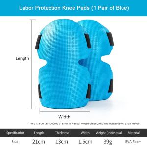 NEXTYOO 1Pair Extra Thick Gardening Knee Pads Large Size Heavy Duty Foam Knee Protectors Adjustable Straps Labor Insurance Knee Pad Men Women Universal