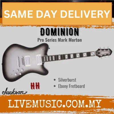 Jackson Pro Series Mark Morton Signature Dominion Electric Guitar Ebony FB Silverburst