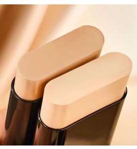 Flawless Eraser Moisturizing Concealer Foundation Stick with Brush Lightweight Lasting Invisible Pore Waterproof Brighten