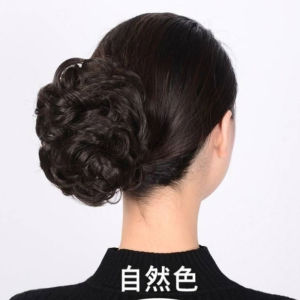 [YOUJ] Korean Messy Curly Hair Extension Natural Hair Bun Wig With Claw Clip Ponytail Updo Hairpiece for Women Hair Accessories