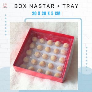 Box Nastar Sekat Mika 25 Kotak Eid Cny Nastar Mochi Coklat Pie Snack Box Mika Lebaran Kue Natal