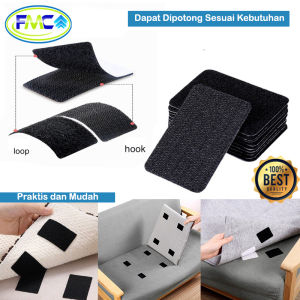 Velcro Perekat Double Tape Velcro Kain Serbaguna Per 2pcs Magic Tape Velkro Prepet Kretekan Perekat Dasboard Nilon Kuat Anti Slip