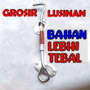 MODEL MINIMALIS PERLUSIN Hak Angin 20cm Kait Penyangga Jendela 8inch Coklat Penahan Termurah