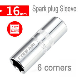 Ổ cắm bugi từ tính 6 điểm 16/21mm CR-V đầu nối 1/2 inch cờ lê chuyên dụng sửa chữa xe máy ô tô