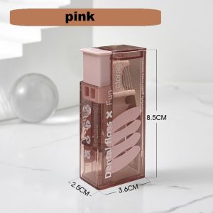 Portable Dental Floss Refillable Dental Floss Case For Travel Mini Automatically Pop-up Dental Floss Storage