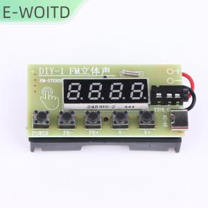 【E-WOITD】 4-band ดิจิตอล FM mW SW วิทยุ AM FM ตัวรับคลื่นคลื่นสั้นระดับกลางออกอากาศโมดูลหูฟังวิทยุปรับปริมาณเสาอากาศ