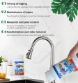 🇸🇬【SG stock】LKB兰康保管道疏通剂 Pipe Drain Cleaner pipe declogger Powerful Sink Drain Cleaner Pipe Dredging Agent Kitchen Toilet Sewer blocking Clean Deodorant Dredge kitchen sewer pipes Drain Cleaner deodorant strong pipeline dredge agent Sink Drain Cleaner. 