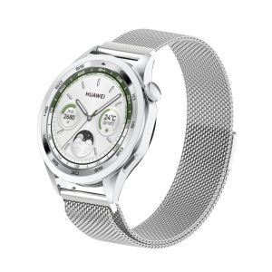 Metal Watch Strap for Amazfit Watch GTS GTR BIP Stainless Steel Milanese Model Adjustable Length Water-Resistant Stylish Sports & Business