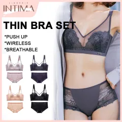 INTIMA 【 Bra / Bra and Panties Set 】Wireless Push Up Bra for