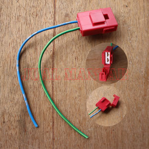 Socket Sekring Keramik Fuse Box / Soket Rumah Sikring DX BESAR Ceramic Dengan Kabel Bintik