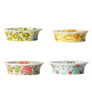 Đĩa đựng xà phòng gốm với handpainted sáp hoa đứng cho thanh lịch trang trí phòng tắm nhiệt độ cao bắn giá đặt xà phòng