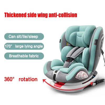 𝗘𝗖𝗘 𝗖𝗲𝗿𝘁𝗶𝗲𝗱 Baby Carseat ISOFIX 360 Rotation Baby Safety Seat 170° Tilt for Newborn to 12 Years old 36kg 車用婴儿安全座椅