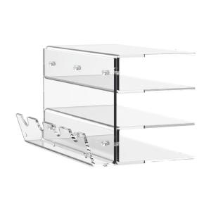 Modifiable Multiple Stage Keyset Stand With Mouse Cabinet Acrylic Planner For Mechanical Keyboards Play Gear Desktop Space Defender